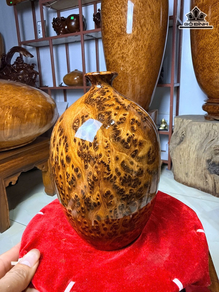 Chum Phú Quý Gỗ Nu Ngọc Am Cao 19 Đường Kính 13 (cm)