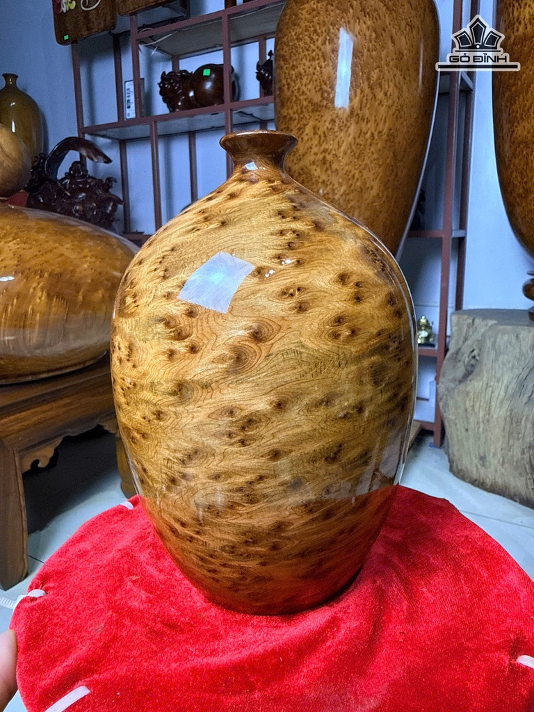 Chum Phú Quý Gỗ Nu Ngọc Am Cao 19,5 Đường Kính 13 (cm)