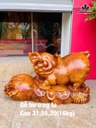 Tượng Heo Gỗ Hương Cao 31 Ngang 55 Sâu 20 (cm) - 16kg