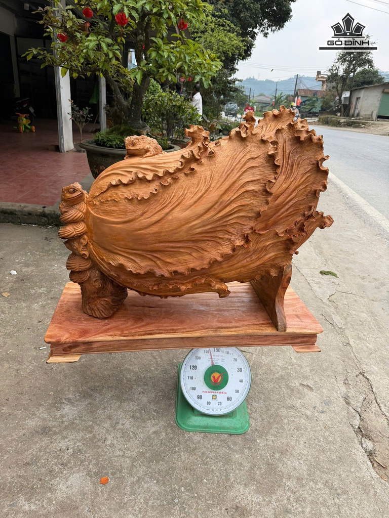 Bắp Cải Trang Trí Gỗ Ngọc Am Cao 105 Ngang 85 Sâu 56 (cm)