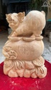 Tượng Heo Gỗ Ngọc Am Cao 44 Ngang 33 Sâu 21 (cm)