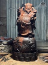 Tượng Thần Tài Gỗ Trắc Cao 83 Ngang 38 Sâu 33 (cm) - 42kg