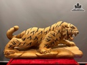 Tượng Hổ Phong Thủy Gỗ Ngọc Am Cao 30 Ngang 61 Sâu 23 (cm)