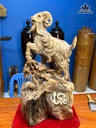 Tượng Nhất Dương Gỗ Ngọc Am Cao 69 Ngang 37 Sâu 24 (cm)