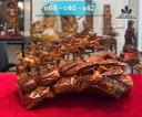 Tượng Bát Mã - Mã Đáo Thành Công Gỗ Cẩm Cao 40 Ngang 68 Sâu 42 (cm)