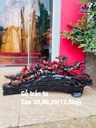 Tượng Bát Mã Gỗ Trắc Cao 38 Ngang 80 Sâu 20 (cm) -12,5kg