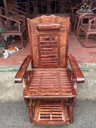 Ghế Đu Gỗ Cẩm Lai Rộng 72 Sâu 78 (cm)