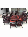 Bộ Bàn Ghế Sơn Thủy gỗ trắc việt  8 món
