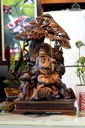Tượng Gỗ Lã Vọng Gỗ Lũa Bách Xanh Cao Cả Kỷ 75 Ngang 42 Sâu 20 (cm) - Kỷ Cao 10
