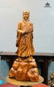Tượng Gia Cát Lượng Gỗ Sưa Cao 63 Ngang 30 Sâu 20 (cm)
