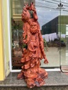 Tượng Đạt Ma Sư Tổ Gỗ Cẩm Cao 80 Ngang 34 Sâu 28 (cm)