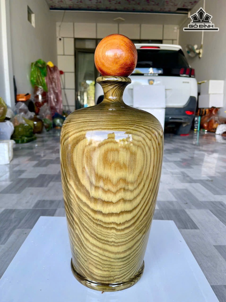 Chum Phú Quý Gỗ Thủy Tùng Cao 39 Đường Kính 20 (cm) - Kèm Bi Hương