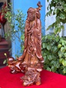 Tượng Đạt Ma Sư Tổ Gỗ Sưa Cao 66 Ngang 38 Sâu 30 (cm)