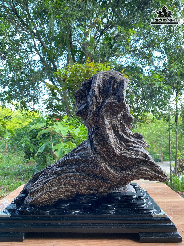 Trầm Dó Bầu Phong Thủy Cao 45 Ngang 48 Sâu 22 (cm) - 10,5kg