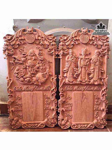 Đốc Lịch Gỗ Hương Đá  Cao 70 Ngang 35 Dày 3 (cm)