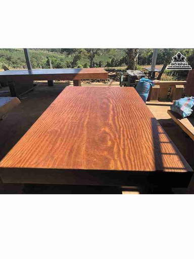 Sập Gỗ Cẩm Hồng Nguyên Khối  Dài 280 Rộng 170 Dày 20 (cm)
