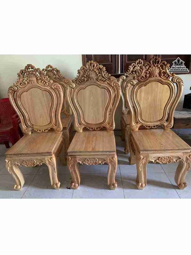 Ghế Hoàng Gia Gỗ Pơ Mu  Đỉnh Cao 122 Mặt Ghế Cao 45 Mặt vuông 45 Tựa Ghế 58 (cm)