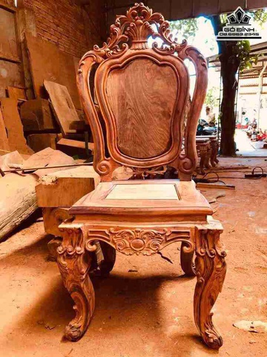 Ghế Hoàng Gia Gỗ Cẩm Lai  Cao Tổng Thế 117 (cm)