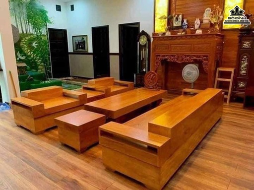Bộ Bàn ghế Chữ H Gỗ Lim, Gõ Vàng