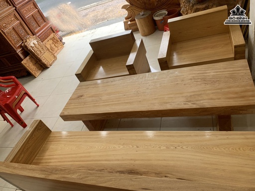 Bộ Bàn Nhật Gỗ Pơ Mu Nguyên Khối Bàn Cao 53 Ngang 170 Dày 10 (cm)