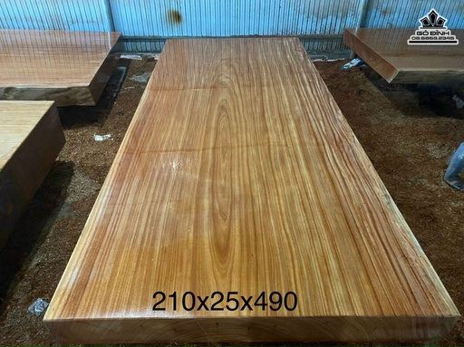 Sập Gỗ Nguyên Khối Gỗ Gõ Dài 490 Rộng 210 Dày 25 (cm)