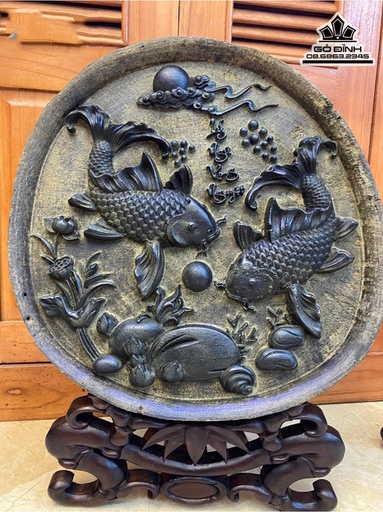 Đĩa Gỗ Trầm Hương