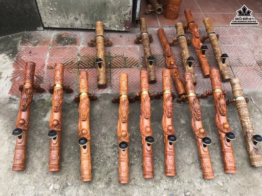 Điếu Cày Gỗ Hương Dài 60 Đường Kính 8 (cm)