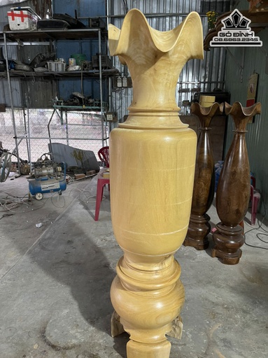 Lục Bình Gỗ Mít Cao 167 Đường Kính 43 (cm)