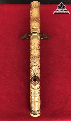 Điếu Cày Gỗ Bách Xanh Dài 60 Đường Kính 6 (cm)