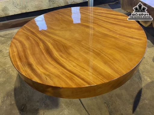 Mặt Bàn Tròn Gỗ Hương Đường Kính 180 Dày 20 (cm)