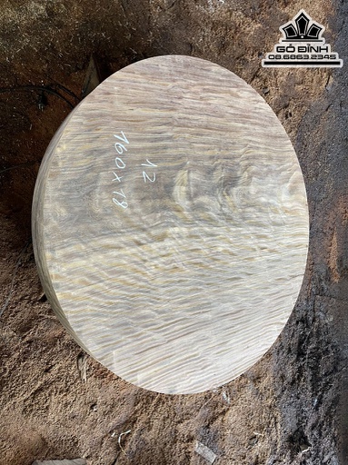Mặt Bàn Tròn Gỗ Gõ Đường Kính 160 Dày 18 (cm)