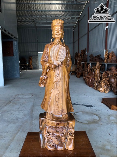 Tương Khổng Minh Gỗ Bách Xanh Cao 103 Ngang 30 Sâu 23 (cm)