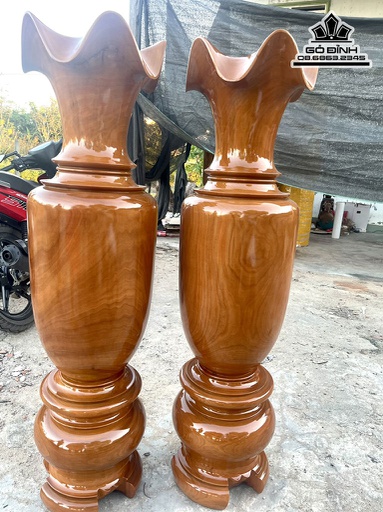 Lục Bình Gỗ Đinh Hương Cao 120 Đường Kính 32 (cm)