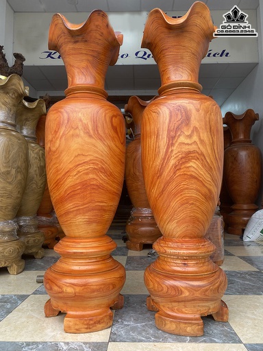 Lục Bình Gỗ Hương Cao 170 Đường Kính 46,5 (cm)