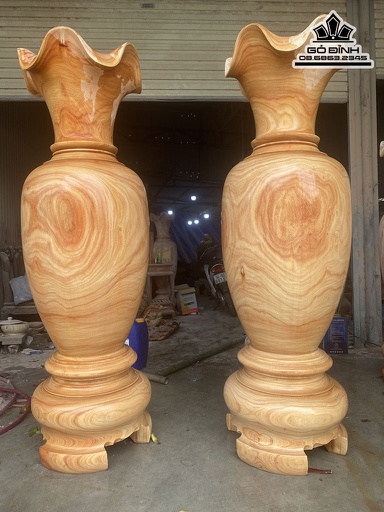 Lục Bình Gỗ Hương Cao 200 Đường Kính 63 (cm)