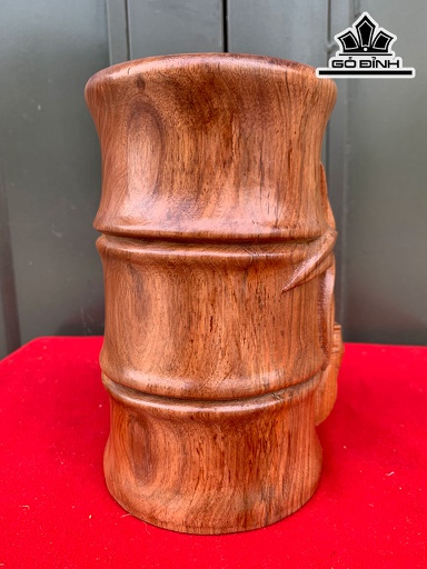 Ống Bút Ve Sầu Gỗ Hương Cao 18 Ngang 13 Sâu 12 (cm)