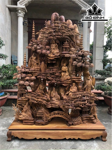 Bát Tiên Gỗ Măn Cao 225 Ngang 175 Sâu 75 (cm)