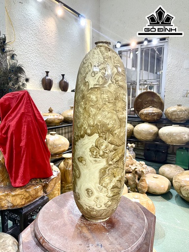 Chum Phú Quý Gỗ Nu Nghiến Cao 58 Đường Kính 18,5 (cm)