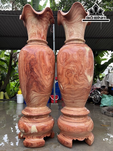 Lục Bình Gỗ Hương Cao 170 Đường Kính 50 (cm)