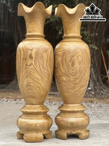 Lục Bình Gỗ Cẩm Vàng Cao 170 Đường Kính 48 (cm)