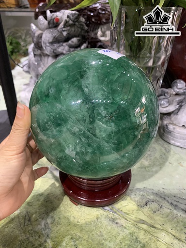 Bi Cầu Đá Flourite Đường Kính 15,8 (cm) 6,8kg