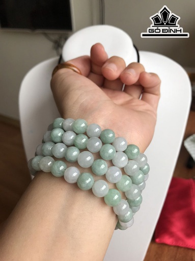 Vòng Tay Đá Cẩm Thạch Đường Kính Hạt 8,5 (mm)