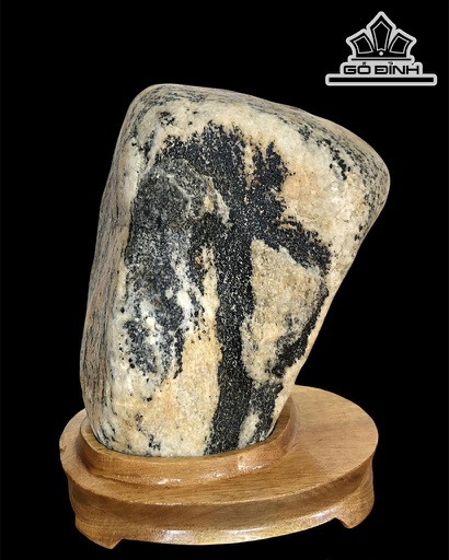 Tác Phẩm Cây Dừa Đá Cuội Cao 25 Ngang 17 Sâu 6 (cm)