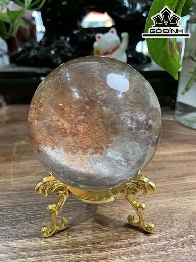 Bi Cầu Đá Thạch Anh Ưu Linh Đường Kính 7,5 (cm) 0,6kg