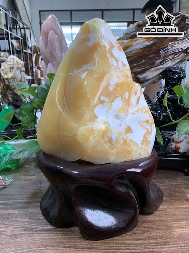 Núi Đá Cảnh Đá Ngọc Hoàng Cao 30 Ngang 26 Sâu 15 (cm) 12,9kg