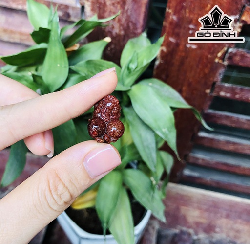 Mặt Dây Chuyền Tỳ Hưu Đá Thạch Anh Tóc Đỏ Cao 18,8 (mm)