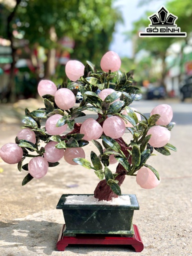 Cây Tài Lộc Đá Thạch Anh Cao 38 (cm)