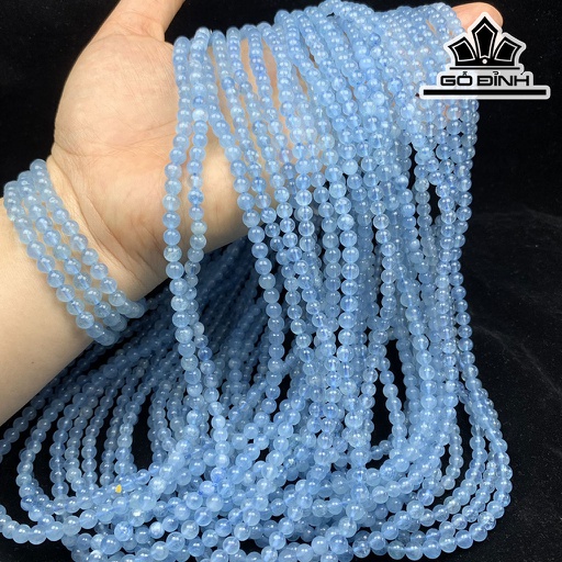 Chuỗi Đá Aquamarine Đường Kính Hạt 5 (mm)