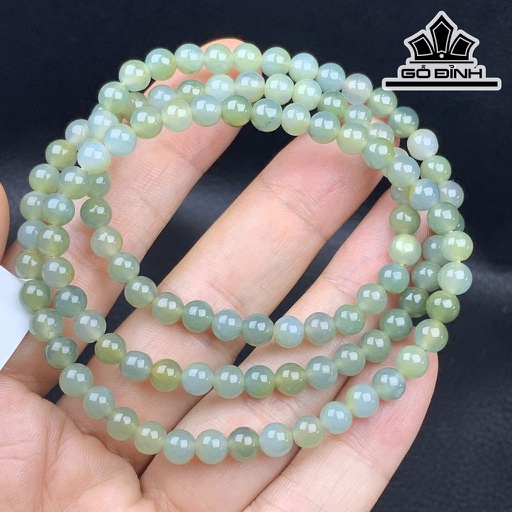 Vòng Tay Đá Ngọc Lam (Turquoise) Đường Kính Hạt 5,4 (mm)