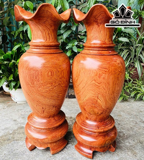 Lục Bình Gỗ Hương Cao 60 Đường Kính 22 (cm)